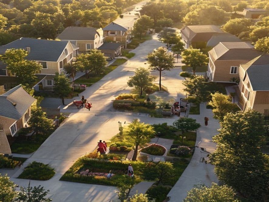 Suburban Commons lane