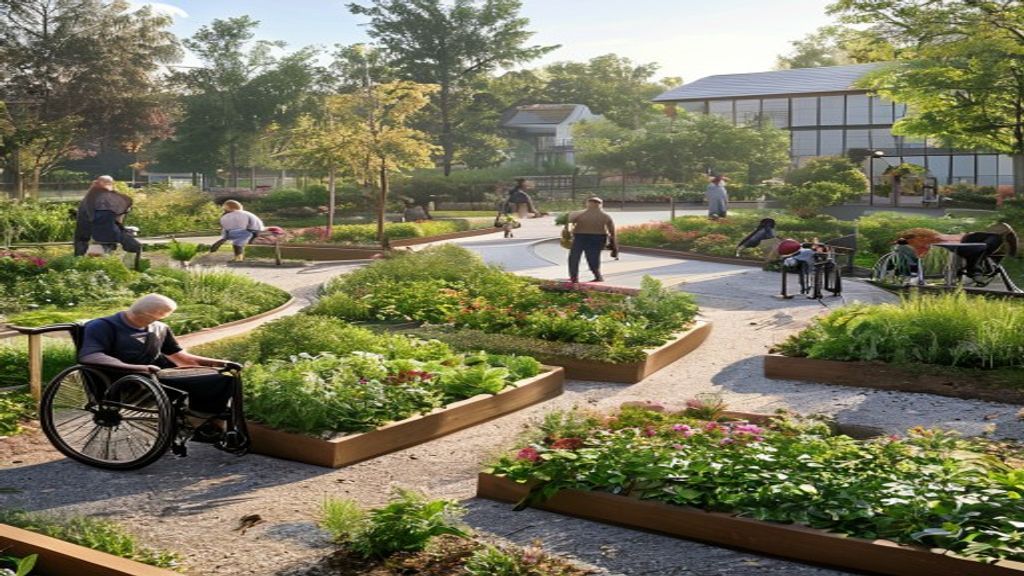 An accessible community garden