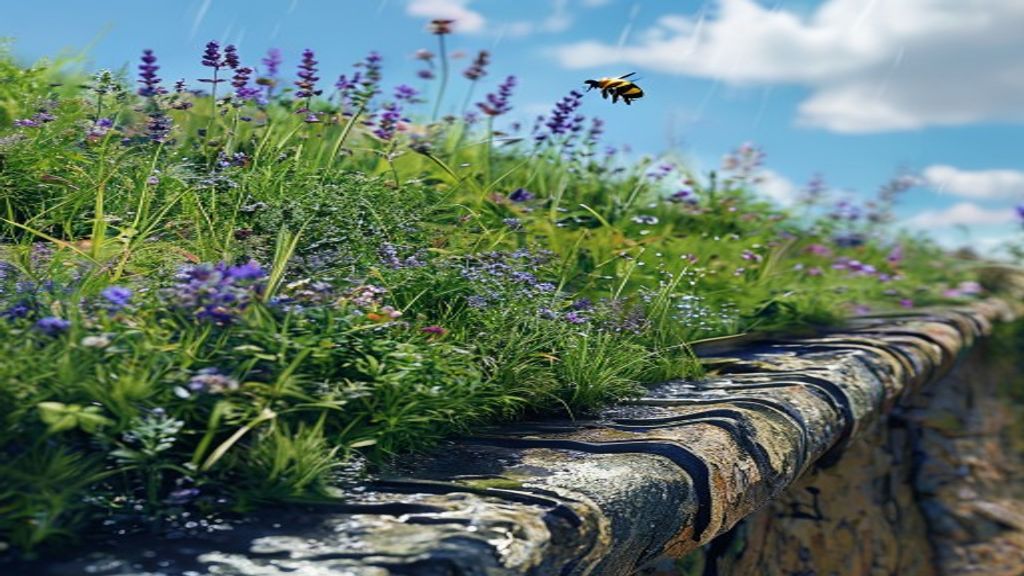 Living roof close-up